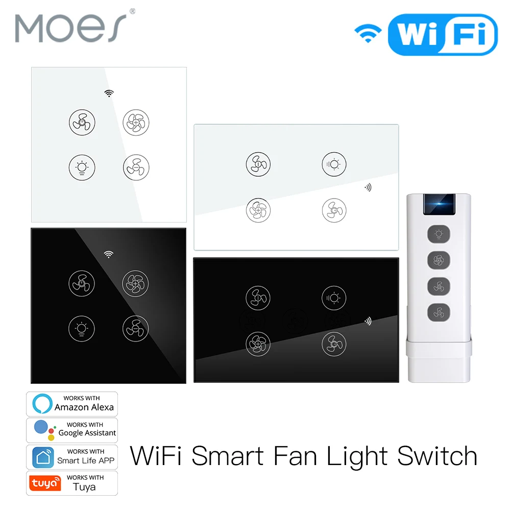 Smart Ceiling Fan Alexa Wifi - 신제품 와이파이 RF 스마트 천장 팬