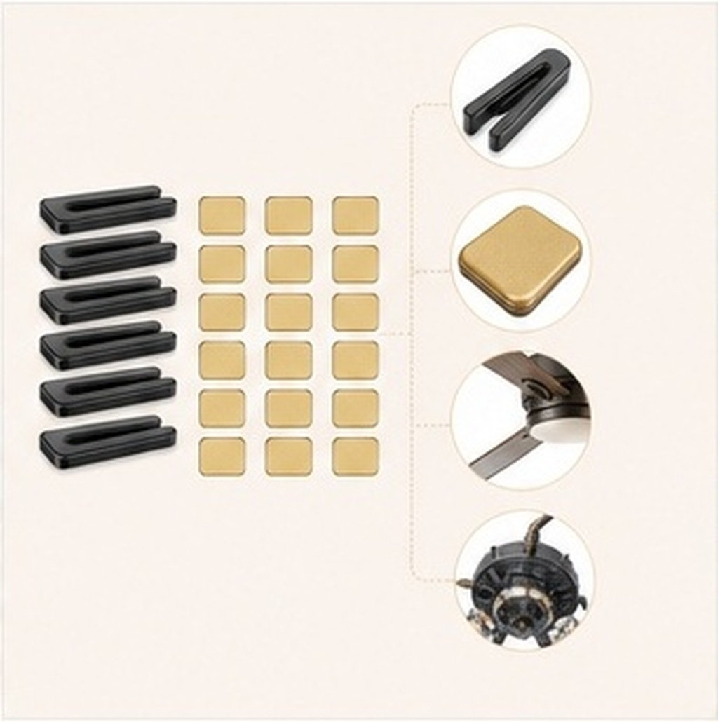 Ceiling Fan Blade Balancing Kit - 6세트 천장 선풍기 날개 균형 조정