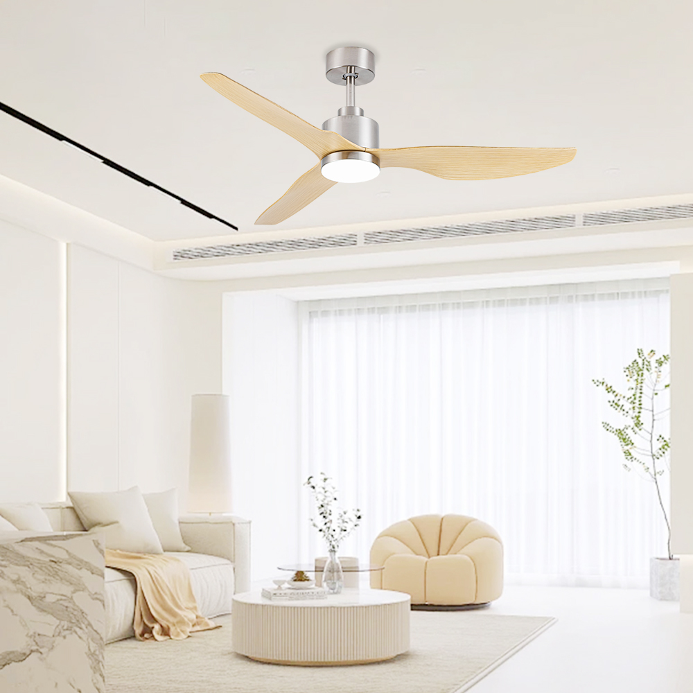 Ceiling Fan Dc Motor 52 Inch - 52인치 철제 브러시드 새틴 니켈 DC