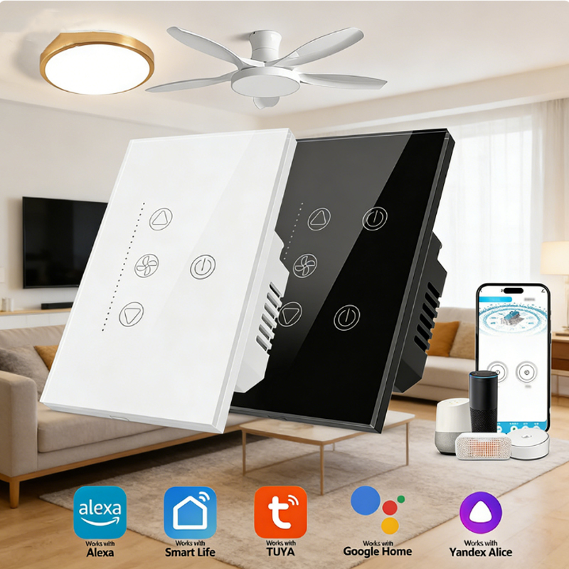 Smart Ceiling Fan Alexa Wifi - 2IN1 스마트 WiFi+BLE 천장 선풍기 조명