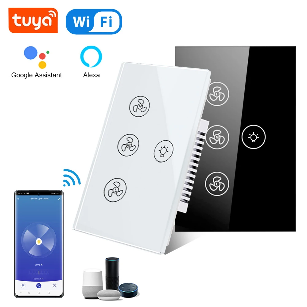 Smart Ceiling Fan Alexa Wifi - 천장 선풍기 LED 조명용 와이파이 스마트