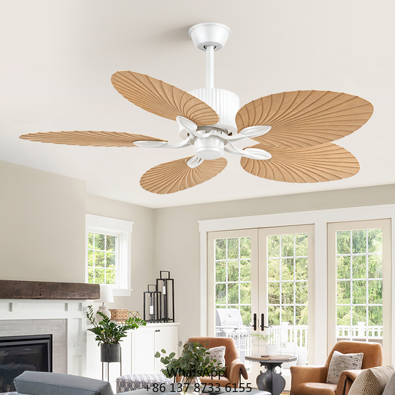 Ceiling Fan Dc Motor 52 Inch - 645 철제 천장 선풍기, 5개의 날개,