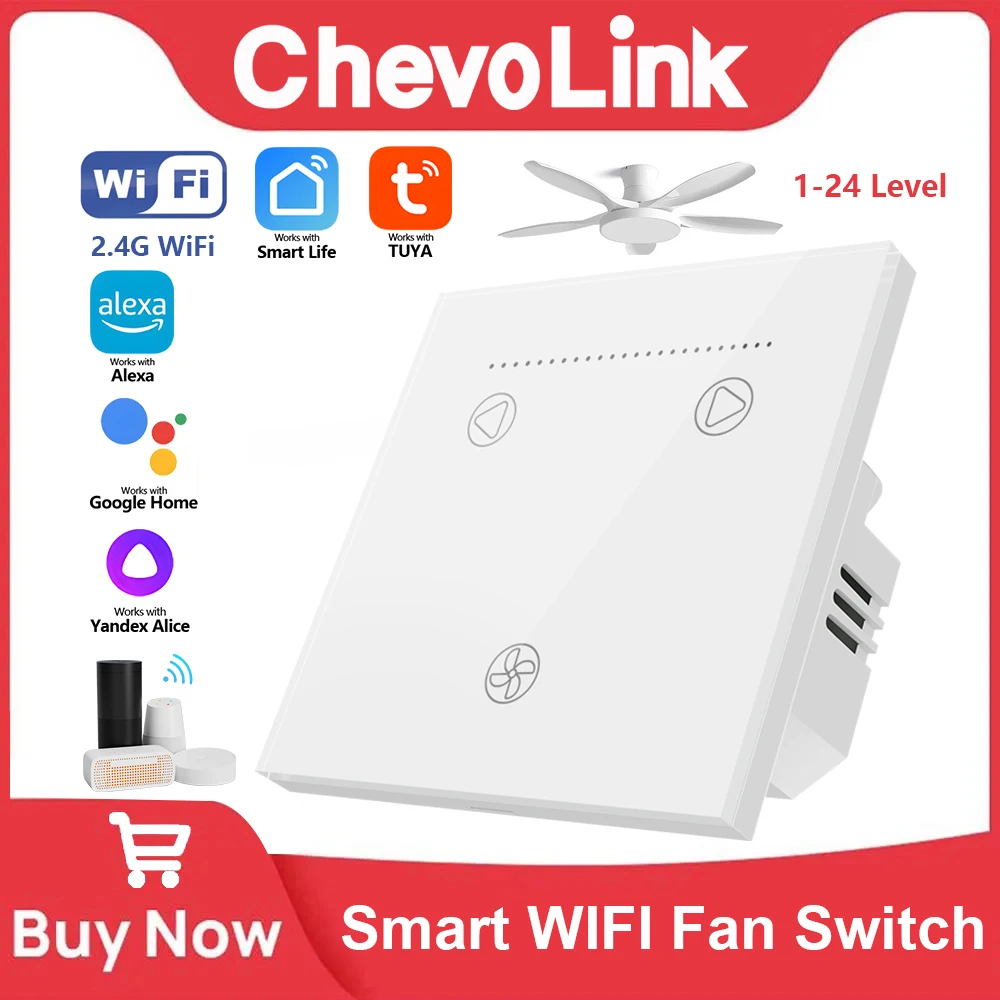 Smart Ceiling Fan Alexa Wifi - EU 스마트 팬 속도 조절 스위치