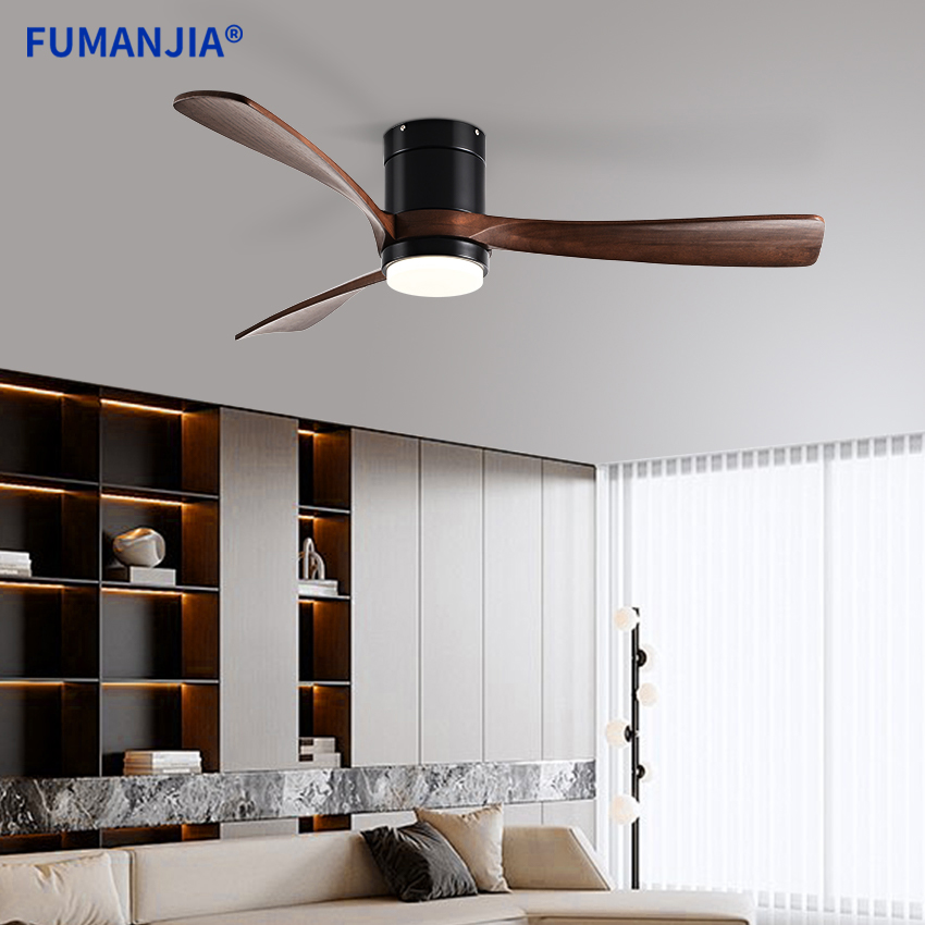 Ceiling Fan Dc Motor 52 Inch - 푸만지아 42/52인치 천장 선풍기, 견고한 원목