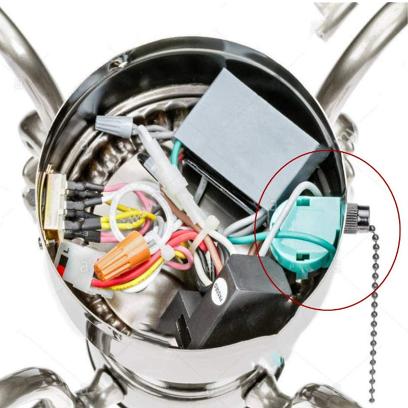 Ceiling Fan Pull Chain Switch - 천장 선풍기 스위치 3단 속도 4선