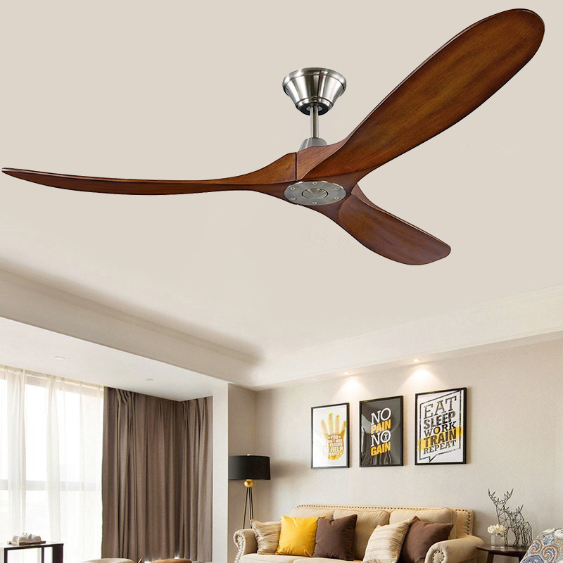 Ceiling Fan 60 Inch Industrial - 천장 선풍기 DC 산업용 빈티지 목재