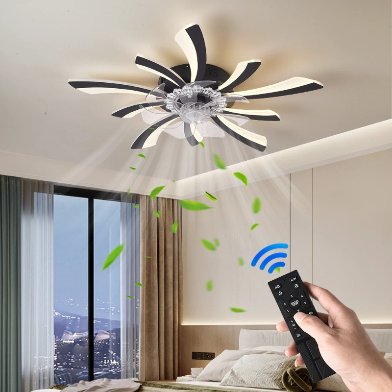 Ceiling Fan With Remote Control Reversible - 거실 천장 선풍기 조명 침실 식당