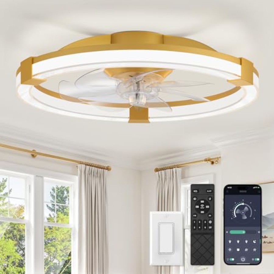조명이 있는 천장 선풍기, 리모컨이 있는 로우 프로파일 - Ceiling Fan Low Profile Flush Mount 리뷰 및 가격