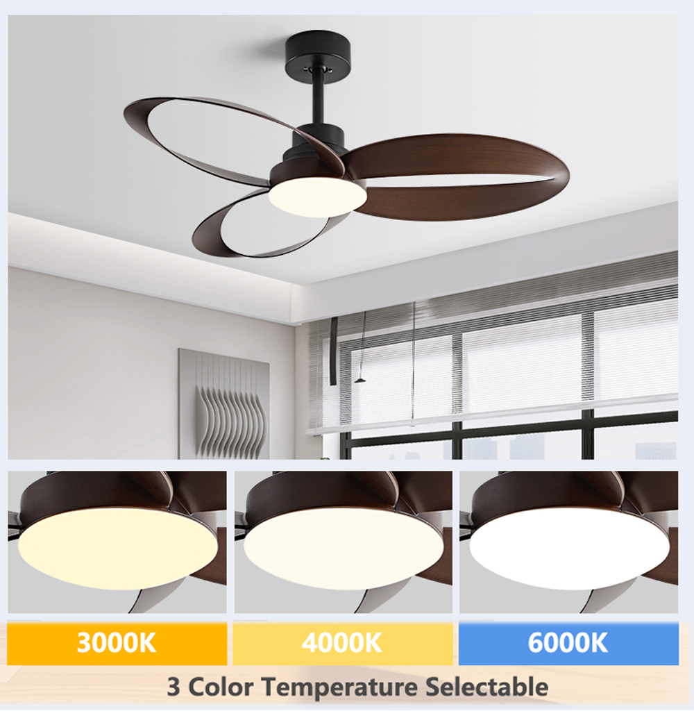 42/52인치 천장 선풍기 3날 빈티지 산업용 목재 환 - Ceiling Fan Led 3 Blade Modern 리뷰 및 가격