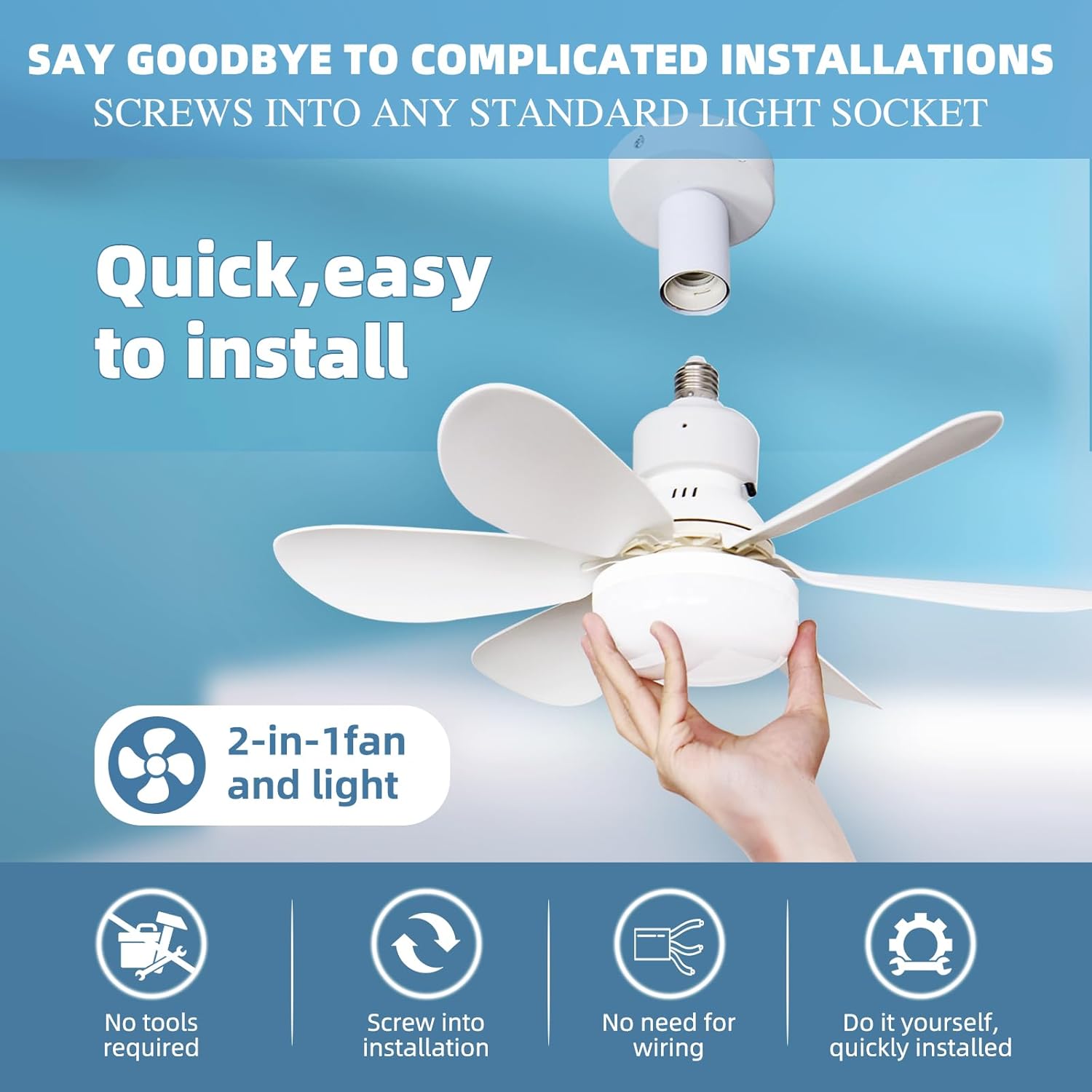 조명이 있는 소형 천장 선풍기: 속도와 밝기를 조절할  - Ceiling Fan With Remote Control Reversible 리뷰 및 가격