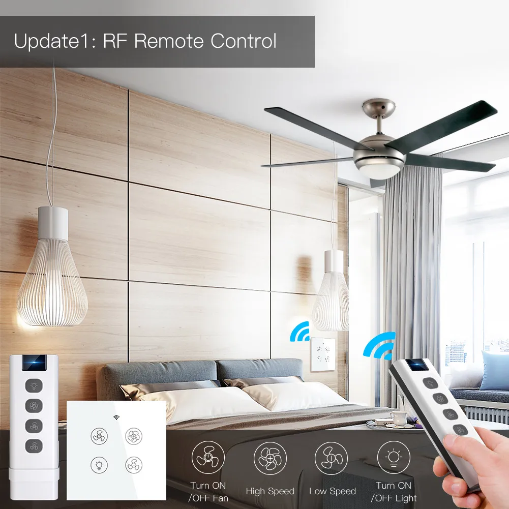 신제품 와이파이 RF 스마트 천장 팬 조명, 2/3 방 - Smart Ceiling Fan Alexa Wifi 리뷰 및 가격