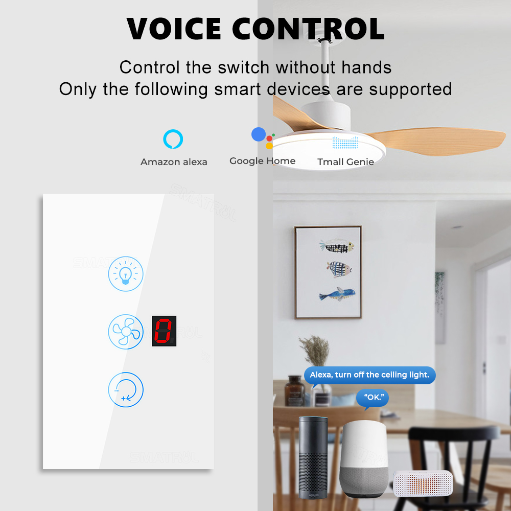 스마트 와이파이 터치 스위치 팬 라이트, 천장 조명,  - Smart Ceiling Fan Alexa Wifi 리뷰 및 가격