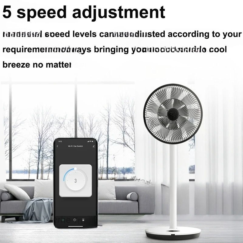 스마트 와이파이 팬 스위치 5단계 속도 조절 EU 천장 - Smart Ceiling Fan Alexa Wifi 리뷰 및 가격