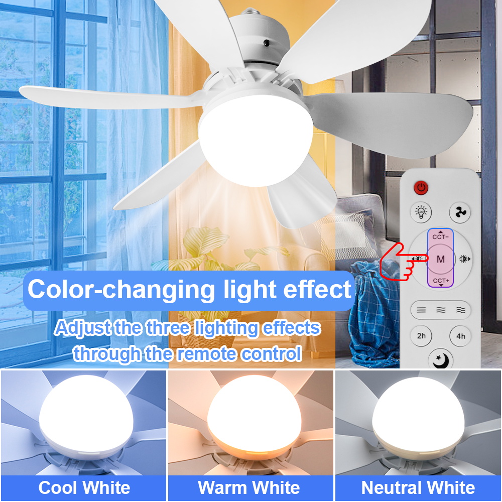 LED 팬 램프, E27/E26 소켓, 천장 팬 조명, - Ceiling Fan Led 3 Blade Modern 리뷰 및 가격