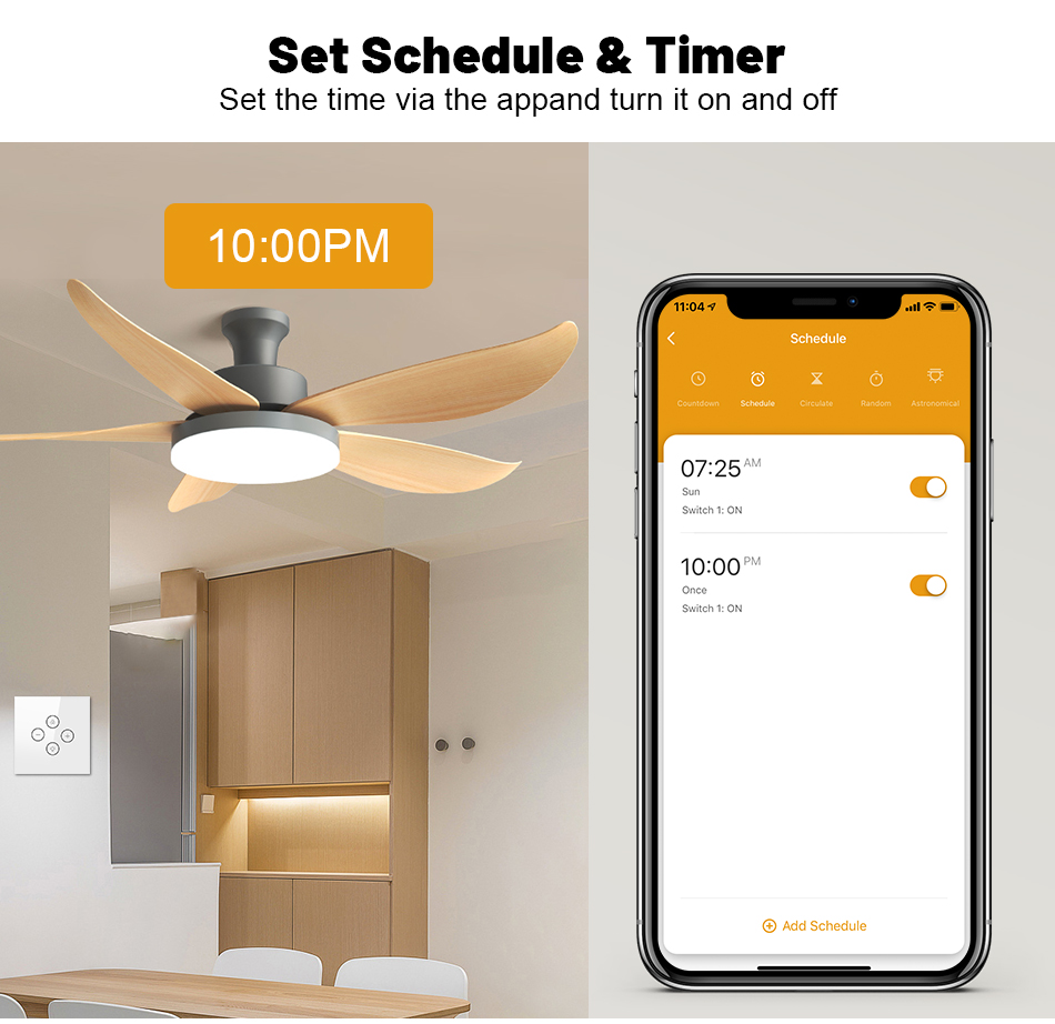 스마트 Wifi 팬 라이트 스위치, 미국/AU 천장 팬 - Smart Ceiling Fan Alexa Wifi 리뷰 및 가격