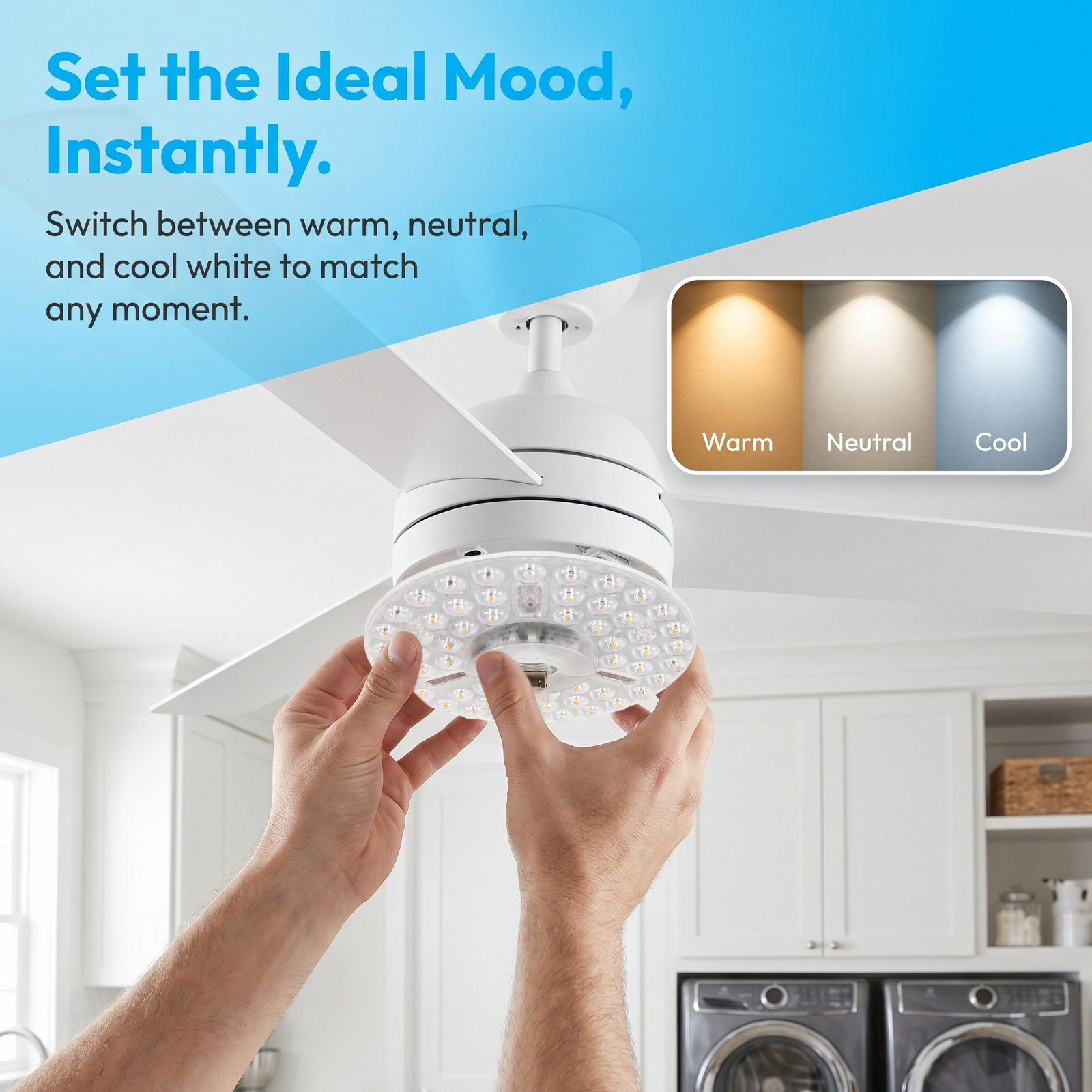 LED 천장 선풍기 조명 개조 키트, 원형 패널, 22 - Ceiling Fan Light Kit Replacement 리뷰 및 가격