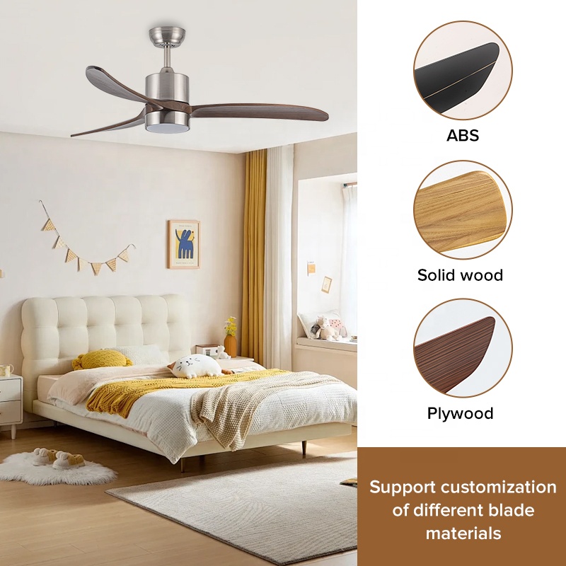 현대식 52인치 3개의 원목 날개 DC 모터 천장 선풍 - Ceiling Fan Dc Motor 52 Inch 리뷰 및 가격
