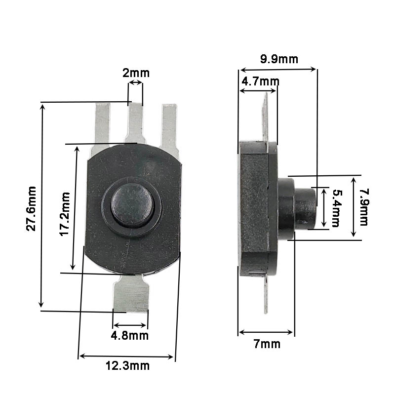 손전등 책상 램프 버튼 스위치 17x12mm 3 모드  - Ceiling Fan Pull Chain Switch 리뷰 및 가격
