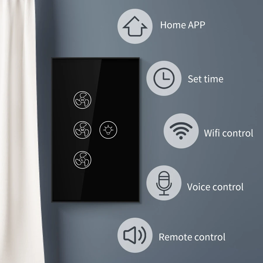 천장 선풍기 LED 조명용 와이파이 스마트 스위치, 투 - Smart Ceiling Fan Alexa Wifi 리뷰 및 가격
