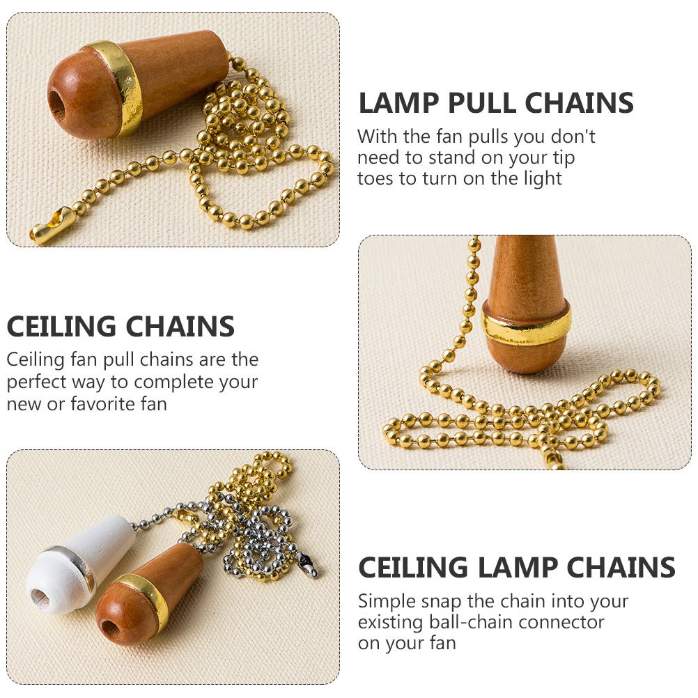 친환경 재사용 가능한 천장 선풍기용 체인 2개 세트,  - Ceiling Fan Pull Chain Switch 리뷰 및 가격