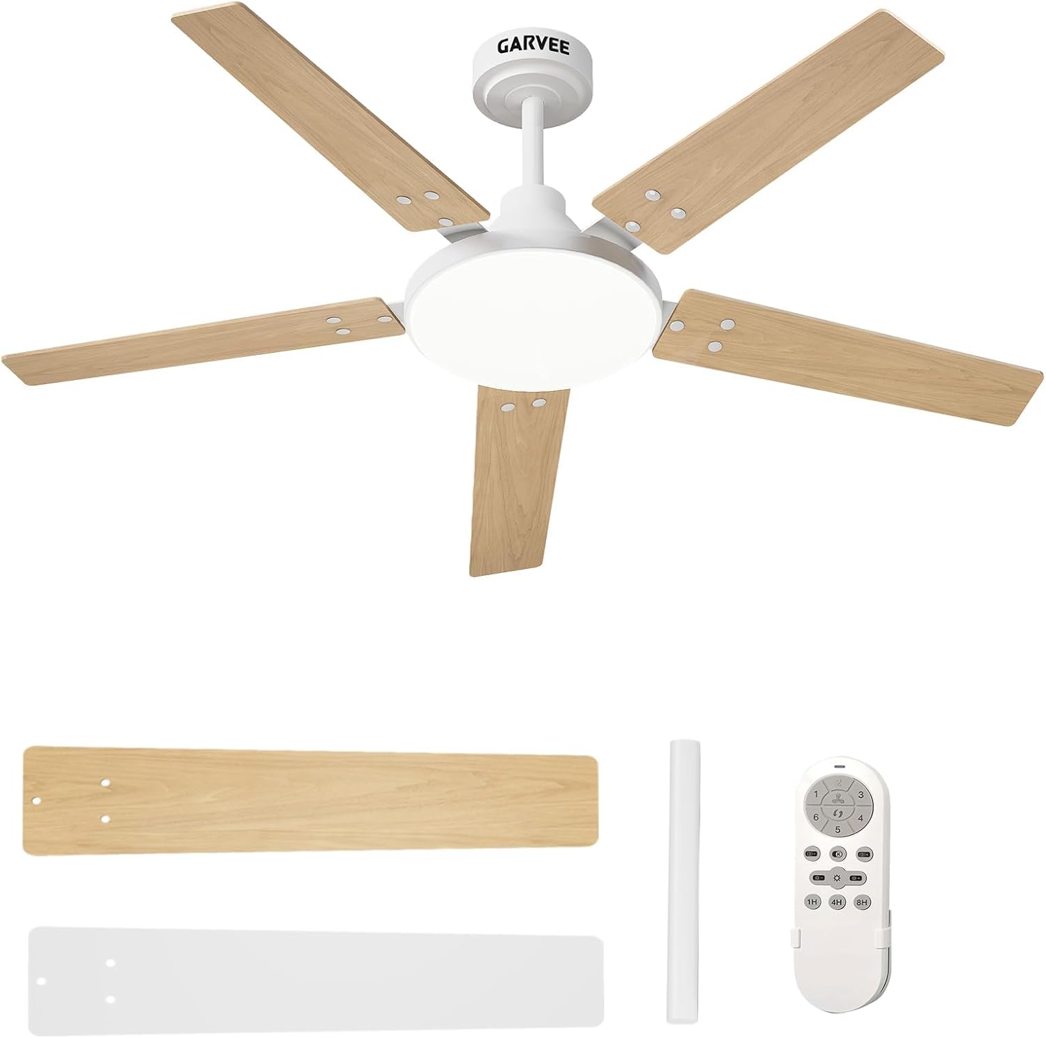 52인치 조명 포함 천장 선풍기, 실내용 현대식 플러시 - Ceiling Fan Low Profile Flush Mount 리뷰 및 가격