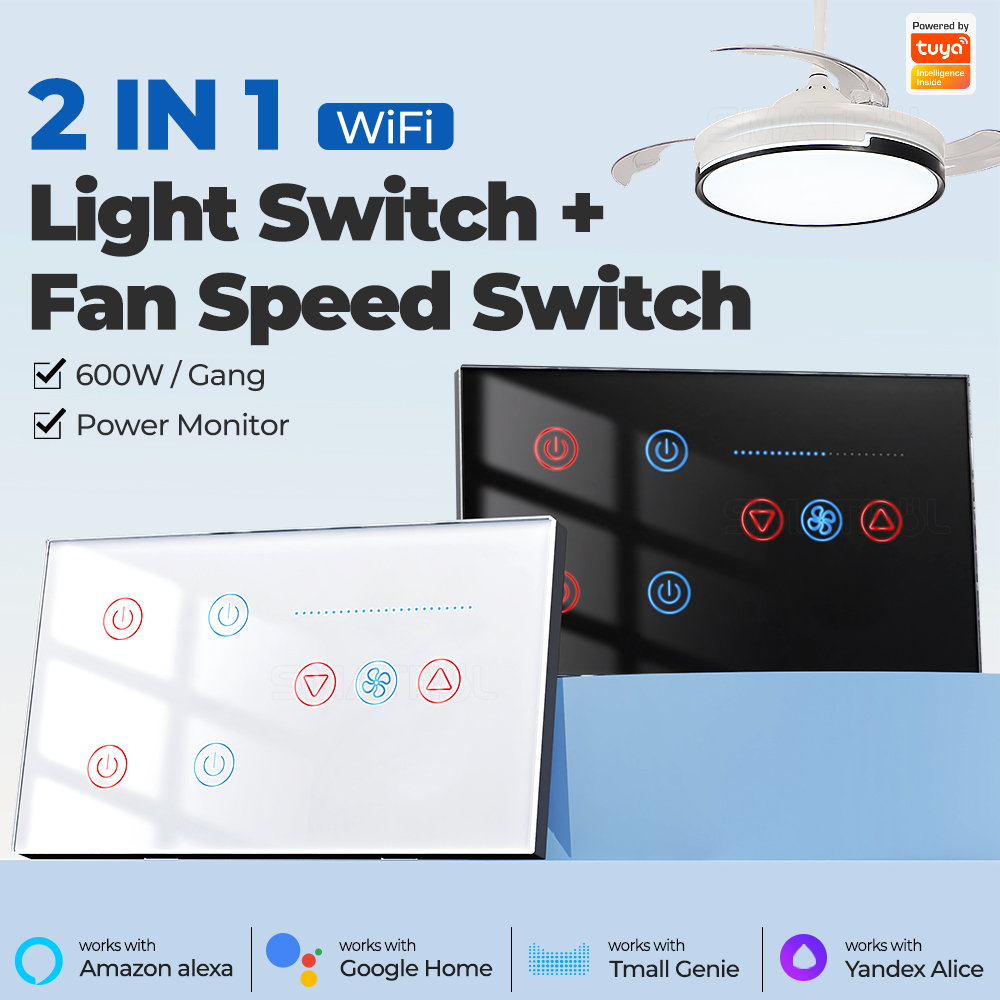 Zigbee WIFI 스마트 벽 스위치 천장 팬 속도  - Smart Ceiling Fan Alexa Wifi 리뷰 및 가격
