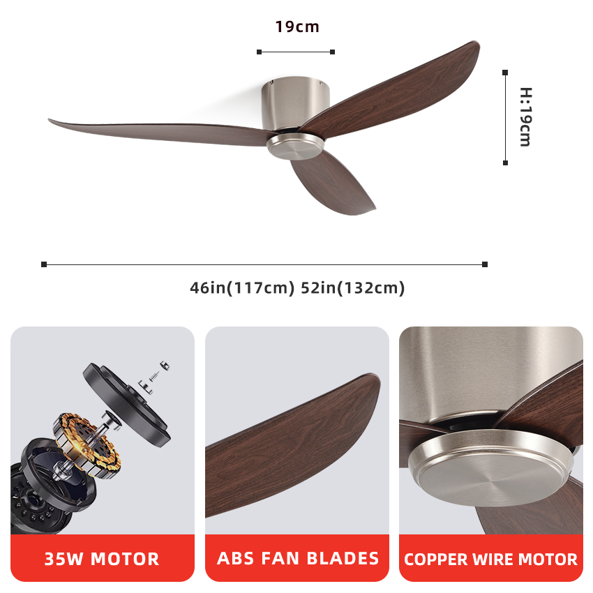 FUMANJIA 19CM 초슬림 DC 천장 선풍기 리모 - Ceiling Fan With Remote Control Reversible 리뷰 및 가격