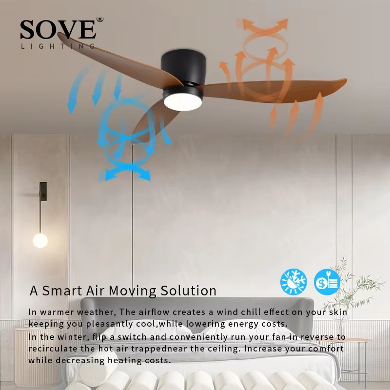 SOVE 모던 화이트 천장 선풍기 LED 조명 포함 천 - Ceiling Fan With Remote Control Reversible 리뷰 및 가격