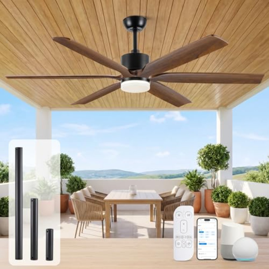 야외용 천장 선풍기 (파티오 및 넓은 공간용): 72인 - Ceiling Fan Outdoor Damp Rated 리뷰 및 가격