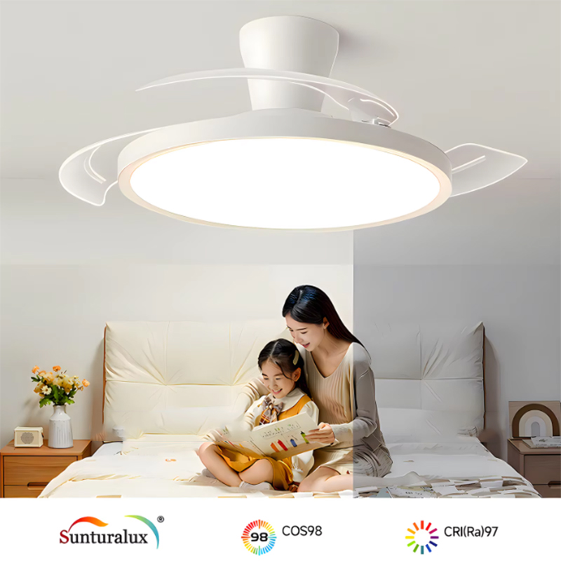 현대식 천장 선풍기 조명 무소음 무형 3단 접이식 블레 - Ceiling Fan Led 3 Blade Modern 리뷰 및 가격