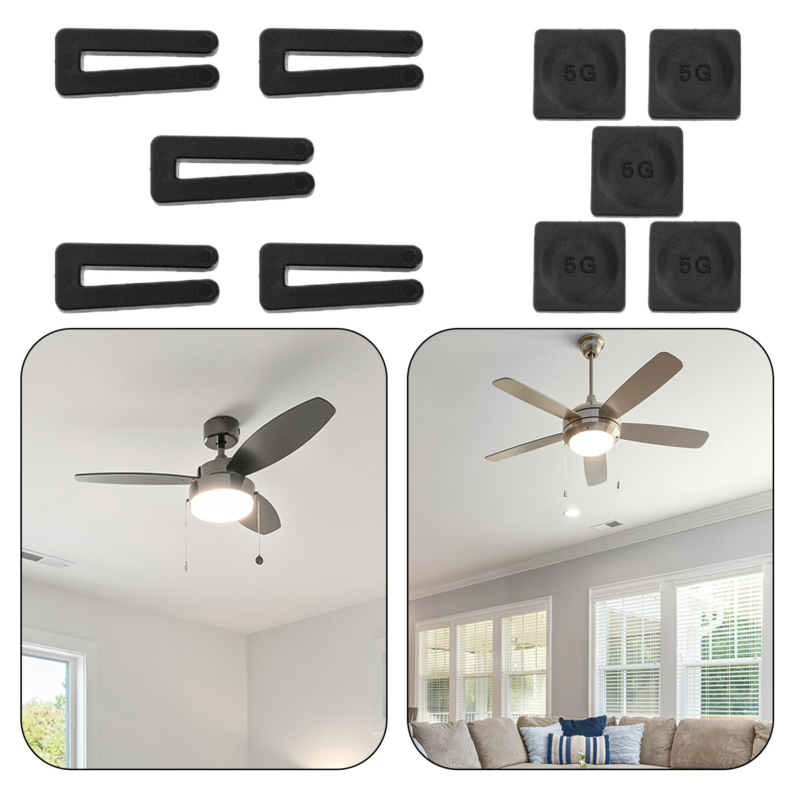 5세트 천장 선풍기 밸런싱 키트 경량 팬 밸런스 클립  - Ceiling Fan Blade Balancing Kit 리뷰 및 가격