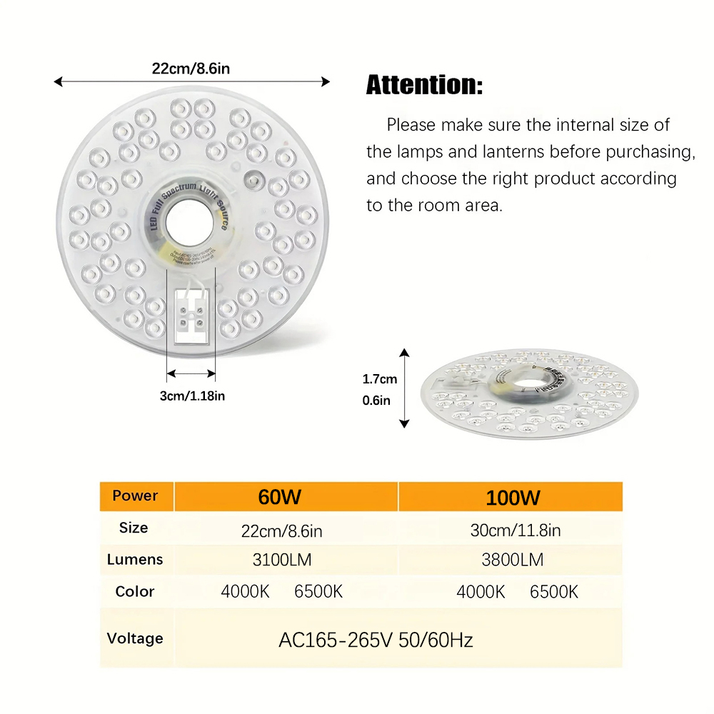 Led 패널 조명 천장 조명 led 모듈 220v-24 - Ceiling Fan Light Kit Replacement 리뷰 및 가격