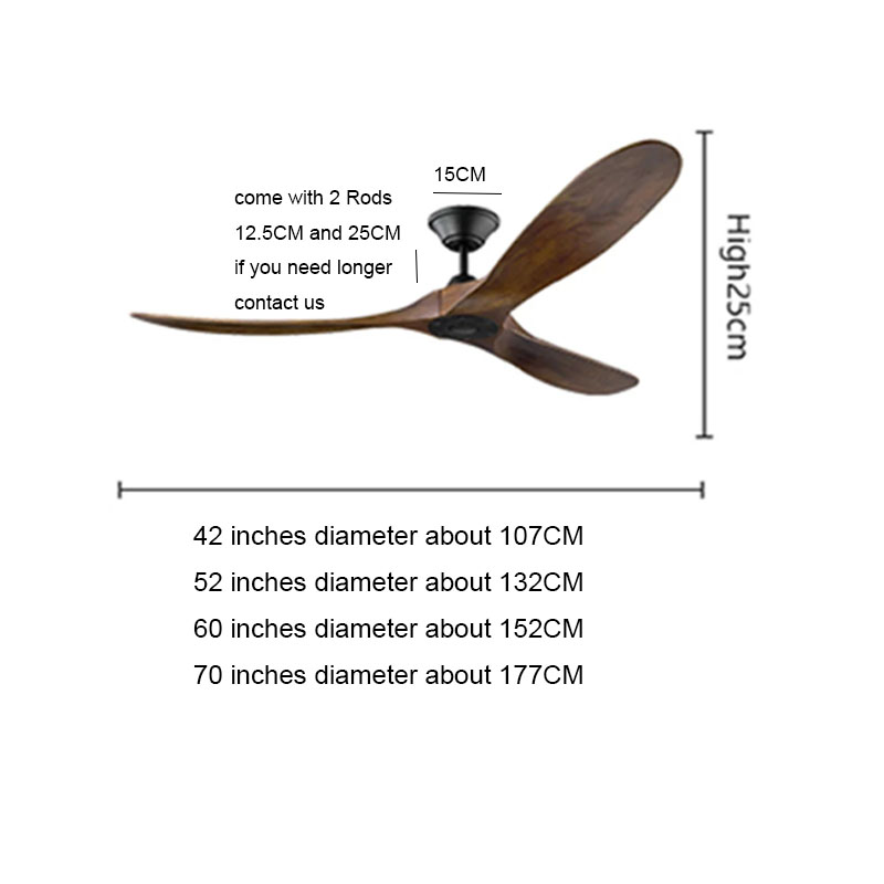 현대 Led 나무 천장 팬 42 52 60 인치 산업  - Ceiling Fan 60 Inch Industrial 리뷰 및 가격