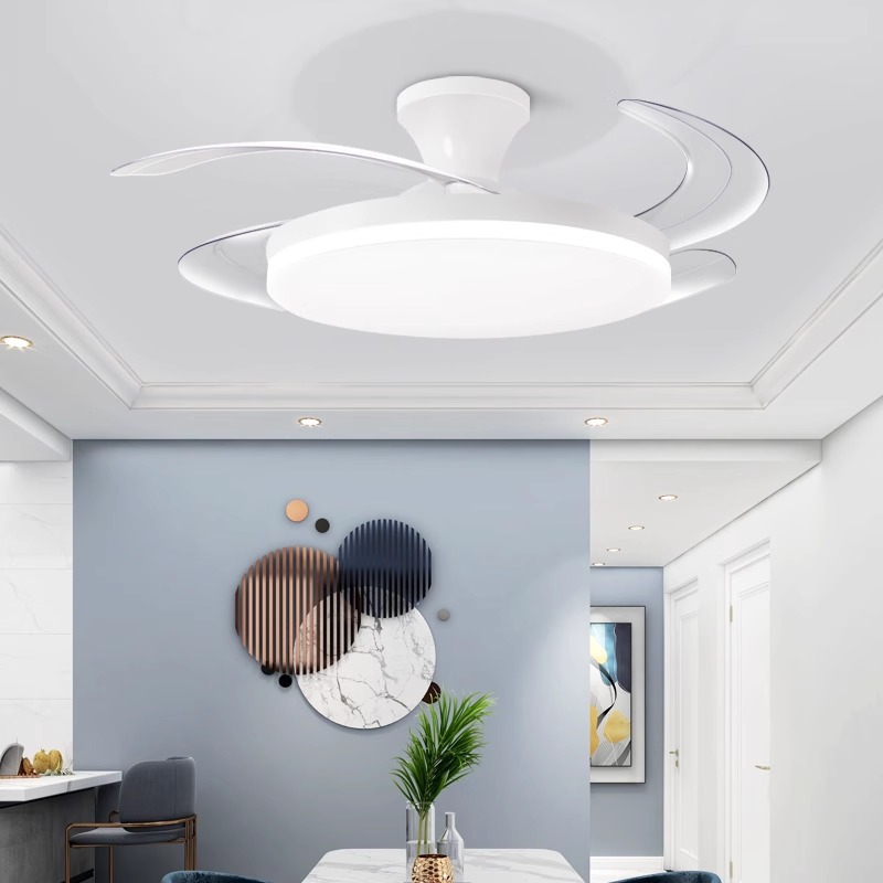 현대식 무선 LED 천장 선풍기 조명 DC 모터 대용량 - Smart Ceiling Fan With Light Remote 리뷰 및 가격