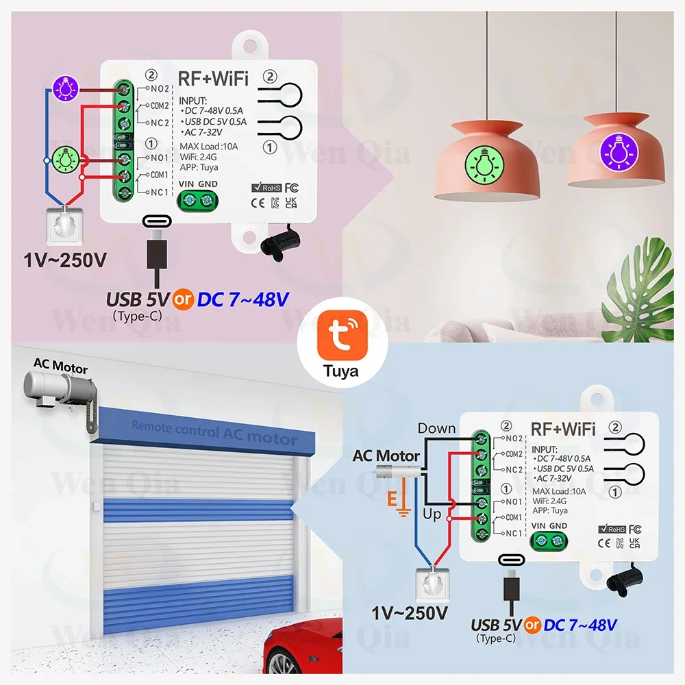 투야 스마트 조명 스위치, 2CH, 와이파이 및 RF  - Smart Ceiling Fan Alexa Wifi 리뷰 및 가격