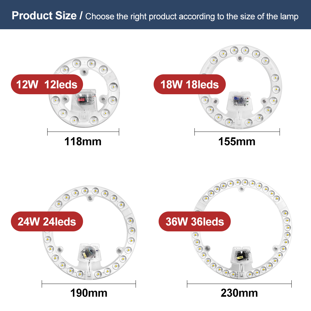 LED 패널 220V 천장 조명 교체 LED 모듈 12 - Ceiling Fan Light Kit Replacement 리뷰 및 가격