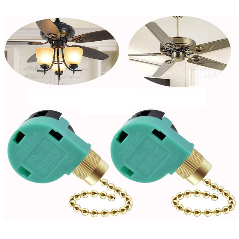 천장 선풍기 스위치 3단 속도 4선 ZE-268S6 팬 - Ceiling Fan Pull Chain Switch 리뷰 및 가격