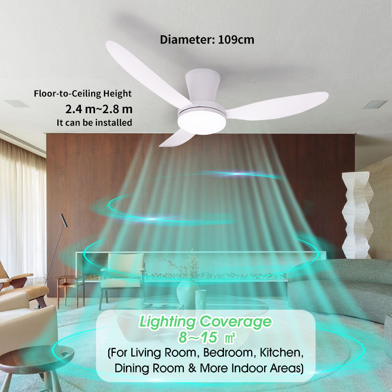 MARPOU 원격 제어 기능이 있는 간단한 천장 선풍기 - Ceiling Fan Led 3 Blade Modern 리뷰 및 가격