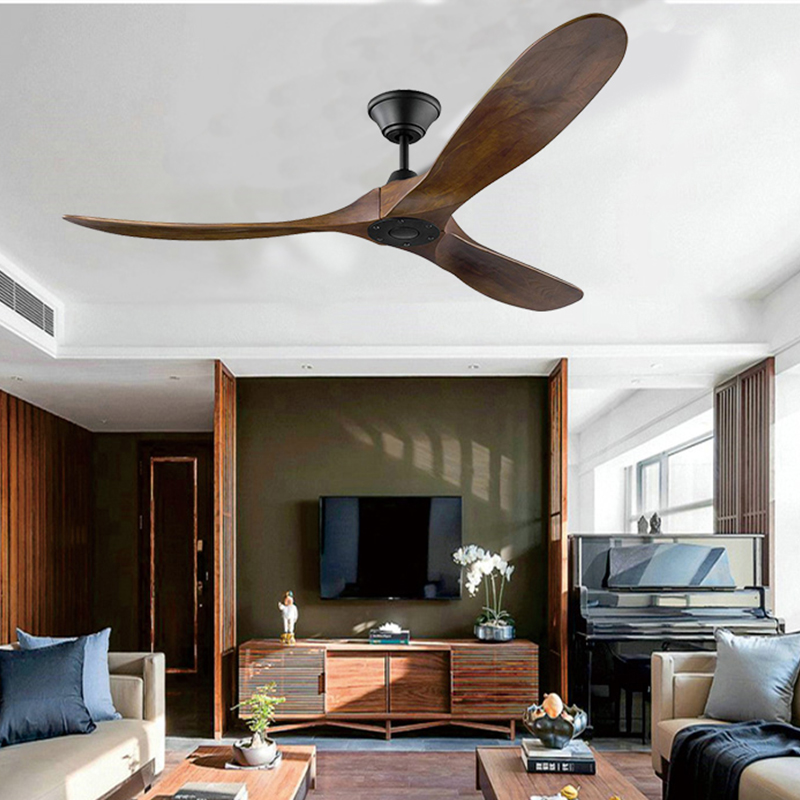 천장 선풍기 DC 산업용 빈티지 목재 환풍기, 조명 없 - Ceiling Fan 60 Inch Industrial 리뷰 및 가격