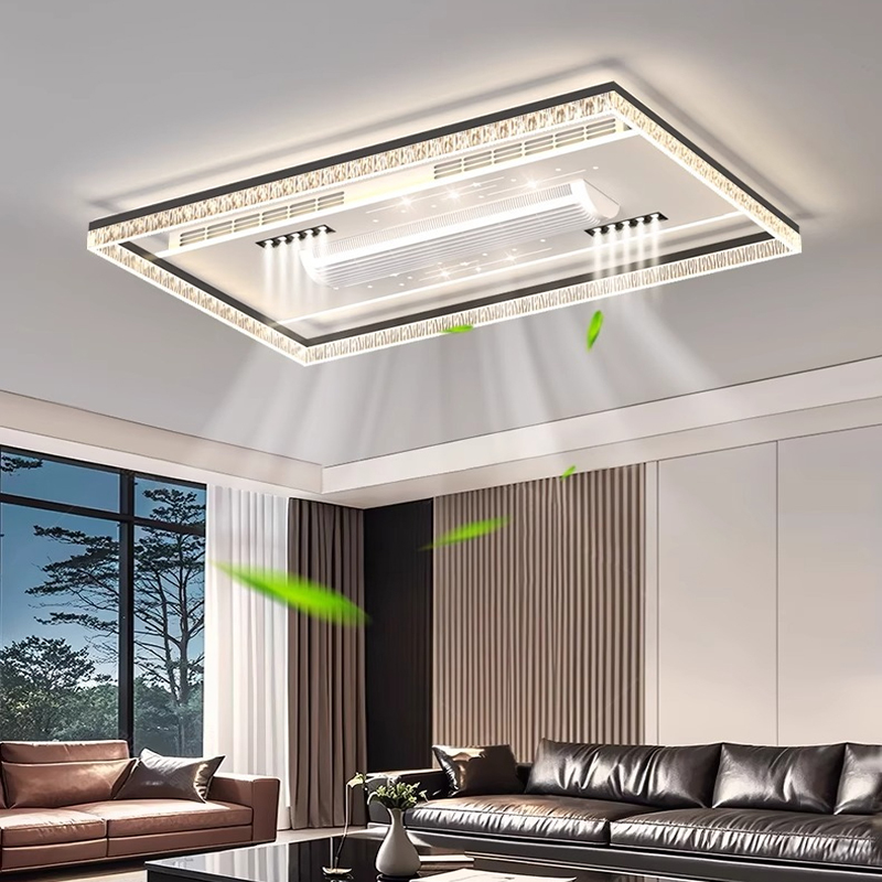 현대적인 거실용 날개 없는 천장 팬, 눈에 띄지 않는  - Ceiling Fan Led 3 Blade Modern 리뷰 및 가격