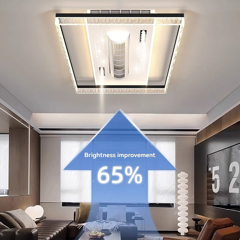 현대적인 거실용 날개 없는 천장 팬, 눈에 띄지 않는  - Ceiling Fan Led 3 Blade Modern 리뷰 및 가격