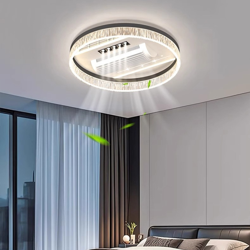 현대적인 거실용 날개 없는 천장 팬, 눈에 띄지 않는  - Ceiling Fan Led 3 Blade Modern 리뷰 및 가격