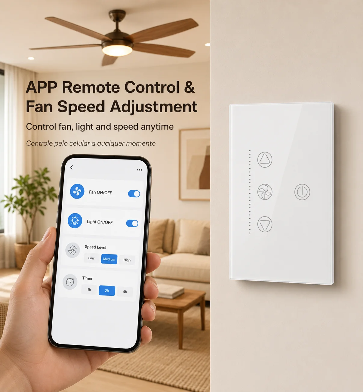 투야 와이파이 블루투스 스마트 팬 라이트 스위치 미국  - Smart Ceiling Fan Alexa Wifi 리뷰 및 가격