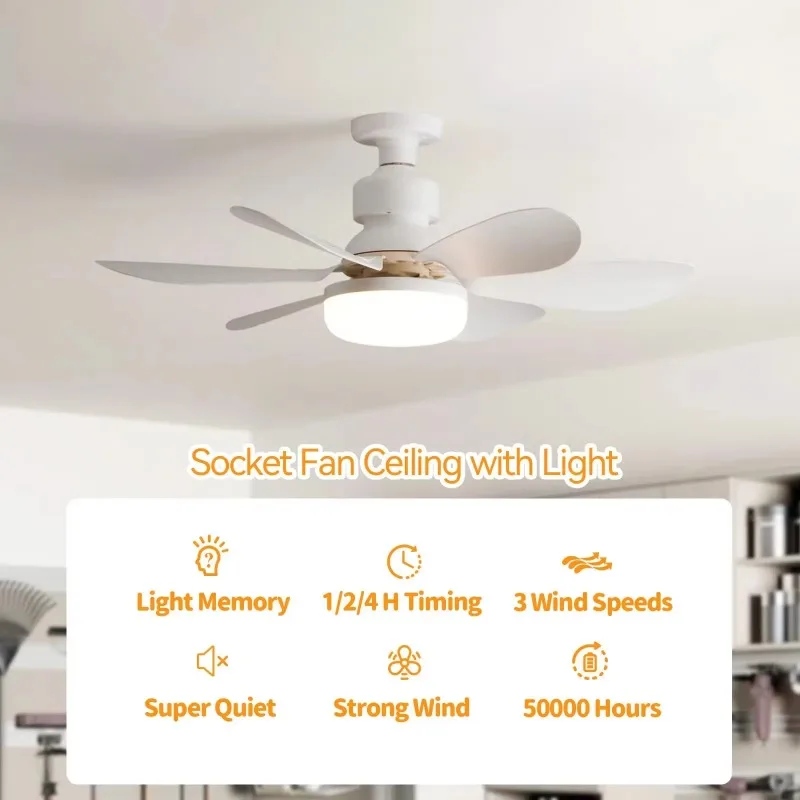 30W/40W 리모컨 LED 조명 팬 E27 베이스 천 - Ceiling Fan With Remote Control Reversible 리뷰 및 가격